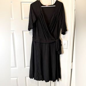 Black Dress with side tie